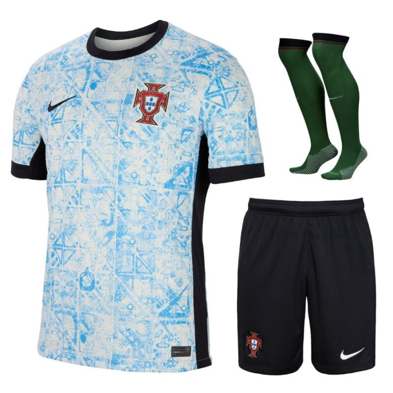 Maillot Kit Enfant Portugal Exterieur Euro 2024 – Image 7