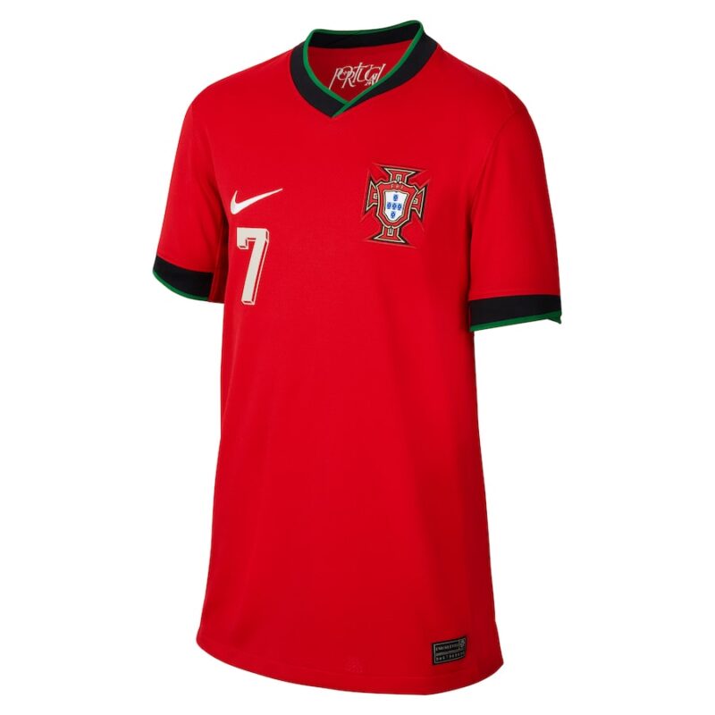 Maillot Kit Enfant Portugal Domicile Euro 2024 Ronaldo – Image 9