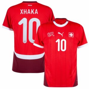 Maillot Suisse Domicile Euro 2024 XHAKA