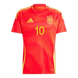 Flocage Lamine Yamal #19 – Maillot Domicile Espagne 2025-2026 – Officieux