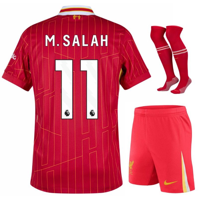 Maillot Kit Enfant Liverpool Domicile 2024 2025 Salah