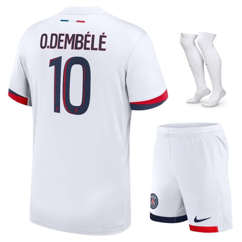 Maillot Kit Enfant PSG Exterieur 2024 2025 Dembele