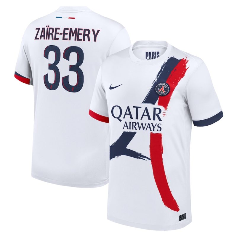 Maillot PSG Exterieur 2024 2025 Zaire Emery