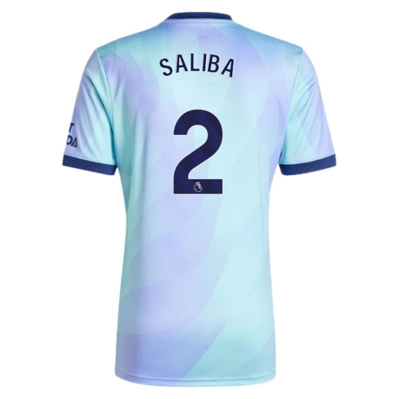 Maillot Arsenal Third 2024 2025 Saliba – Image 2