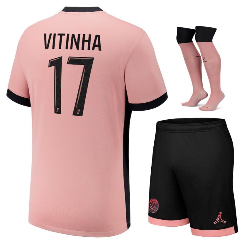 Maillot Kit Enfant PSG Third 2024 2025 Vitinha