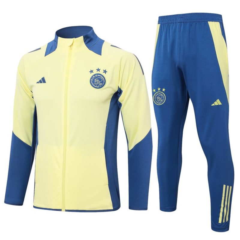 Survetement Ajax Veste 2024 2025 Jaune