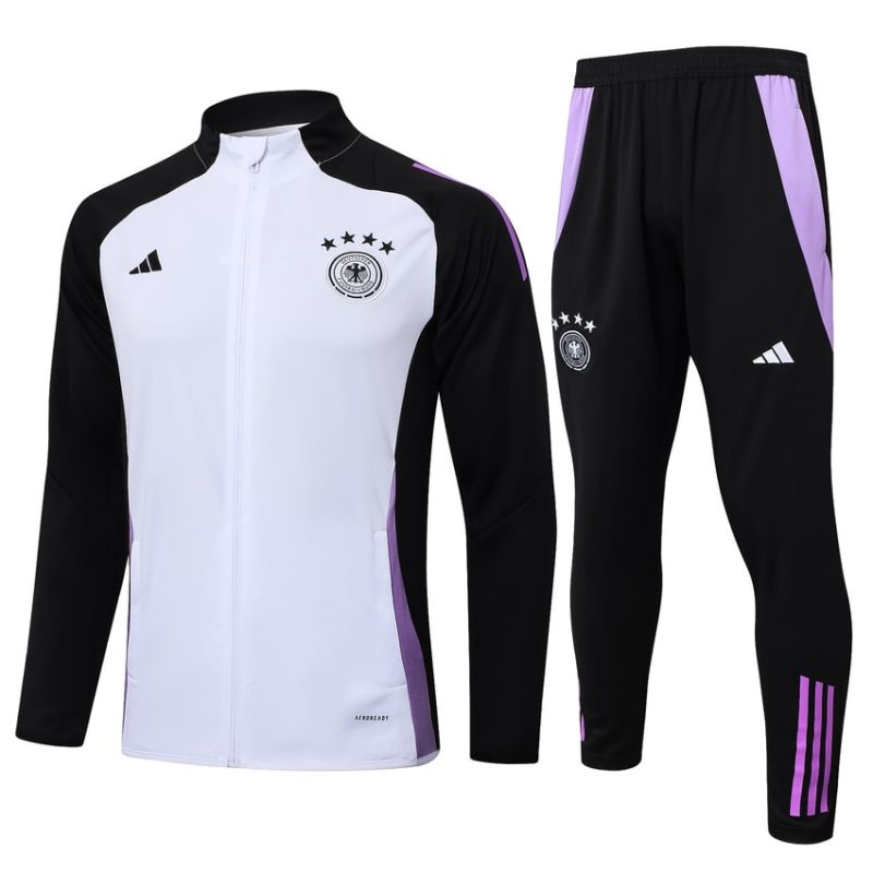 Survetement Allemagne Veste 2024 2025 Blanc Noir