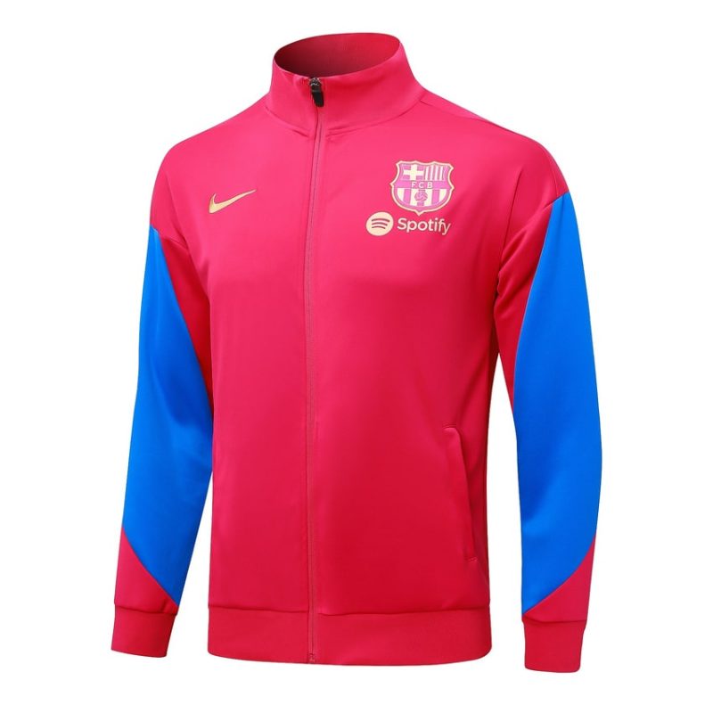 Survetement Barca Veste 2024 2025 Rouge Clair