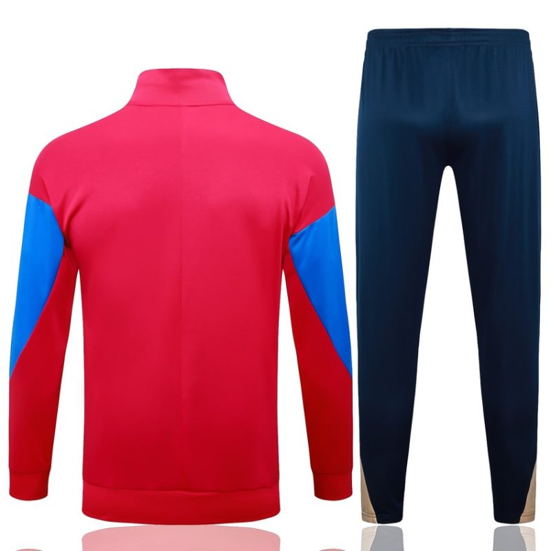 Survetement Barca Veste 2024 2025 Rouge Clair