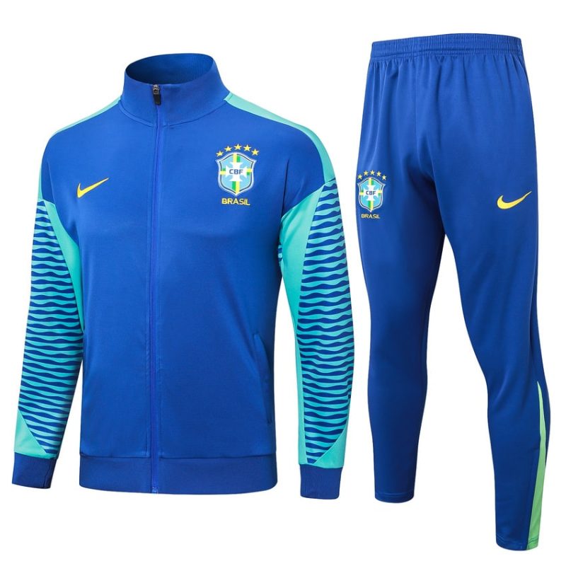 Survetement Bresil Veste 2024 2025 Bleu