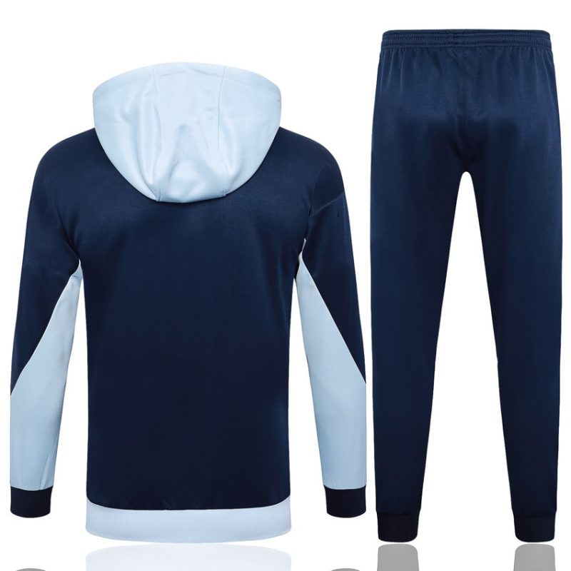 Survetement Equipe de France Sweat 2024 2025 Blanc Bleu