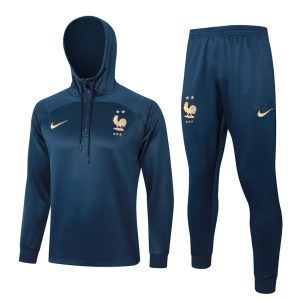 Survetement Equipe de France Sweat 2024 2025 Bleu Vif