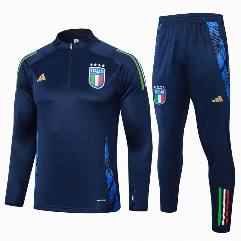 Survetement Italie Training 2024 2025 Bleu