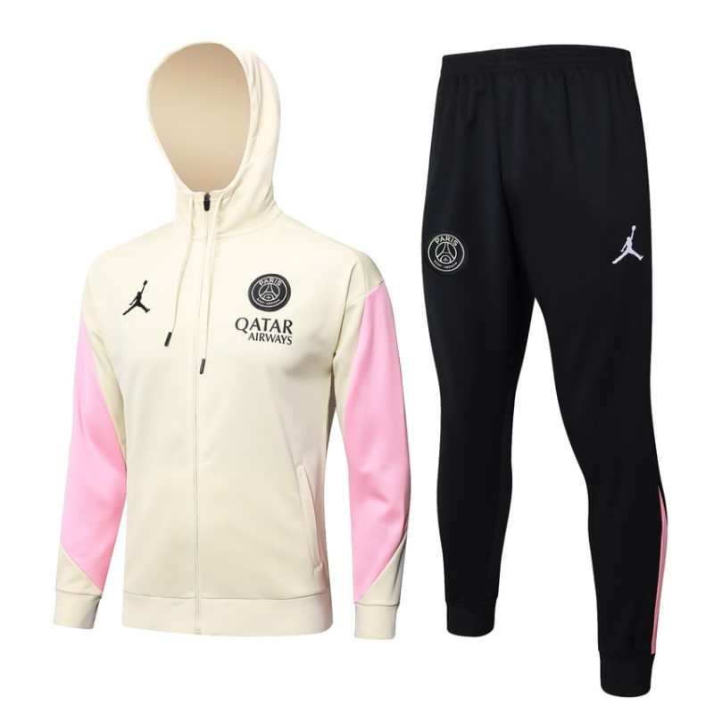 Survetement PSG Sweat 2024 2025 Beige Rose