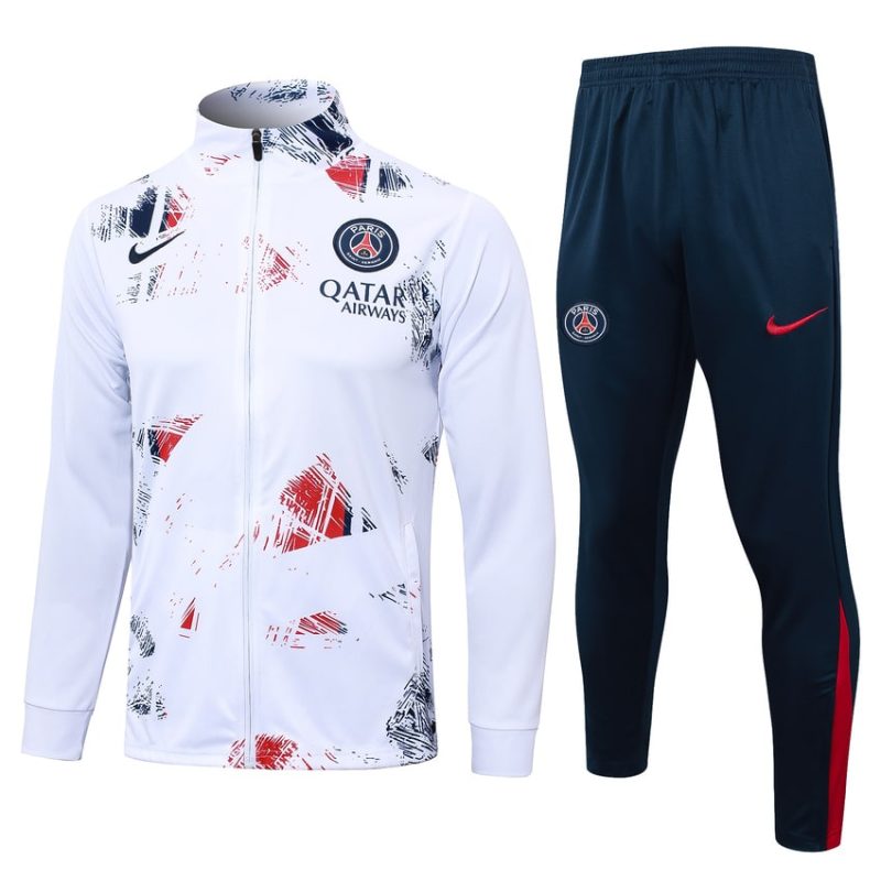 Survetement PSG Veste 2024 2025 Blanc