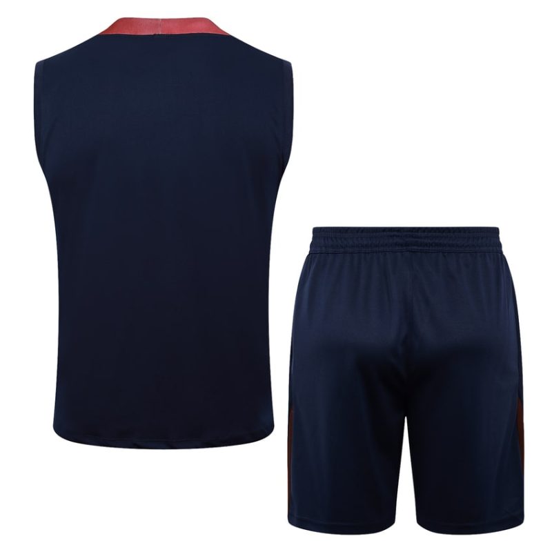 Debardeur Short Angleterre 2024 2025 Bleu Foncé