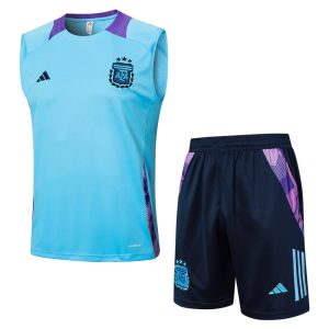 Debardeur Short Argentine 2024 2025 Bleu Ciel