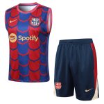 Debardeur Short Barca 2024 2025 Bleu Rouge