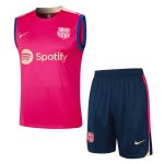 Debardeur Short Barca 2024 2025 Rouge Claire