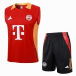 Debardeur Short Bayern Munich 2024 2025 Rouge Clair