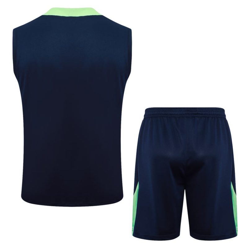 Debardeur Short Bresil 2024 2025 Bleu Foncé