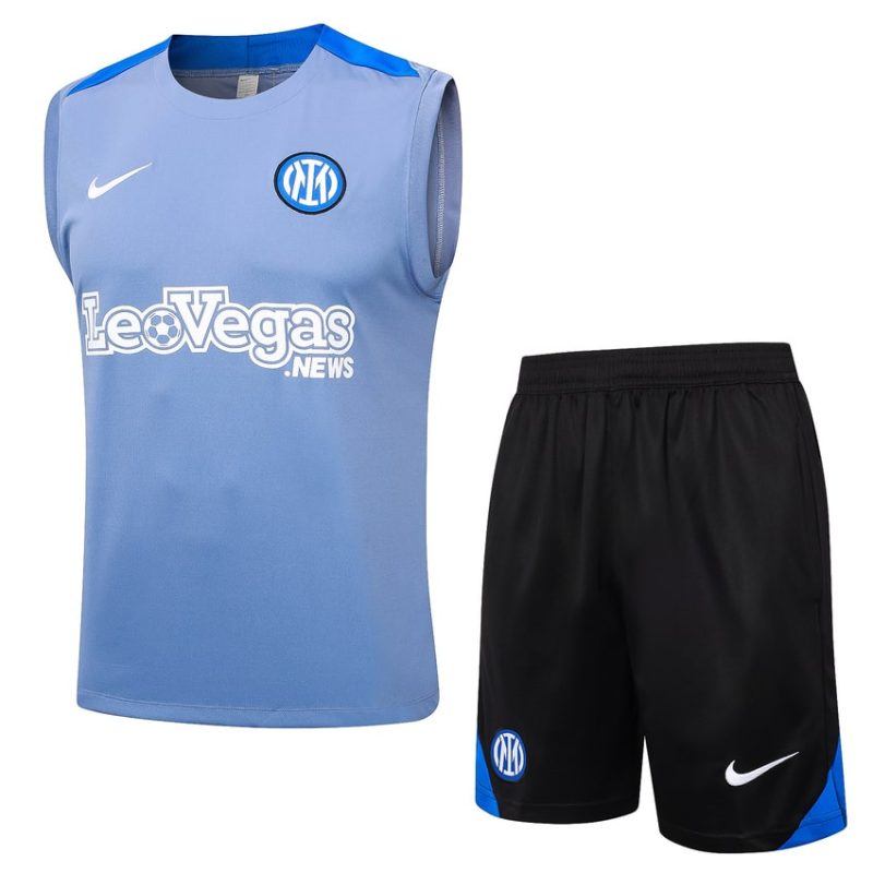 Debardeur Short Inter Milan 2024 2025 Bleu Ciel