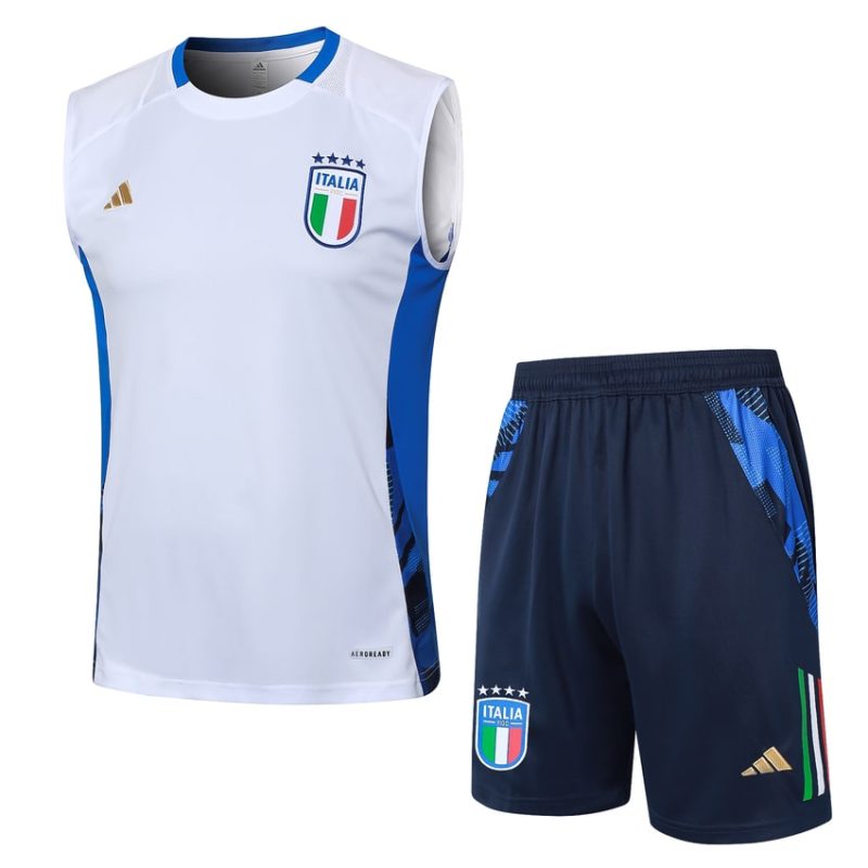 Debardeur Short Italie 2024 2025 Blanc