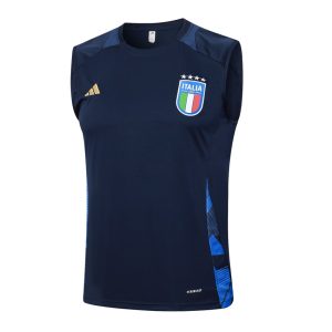 Debardeur Short Italie 2024 2025 Bleu Foncé