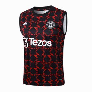 Debardeur Short Manchester United 2024 2025 Noir Rouge