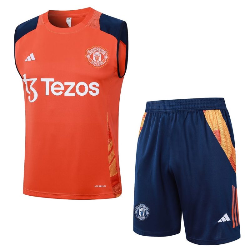 Debardeur Short Manchester United 2024 2025 Orange