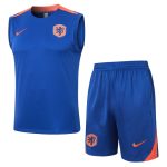 Debardeur Short Pays Bas 2024 2025 Bleu Claire