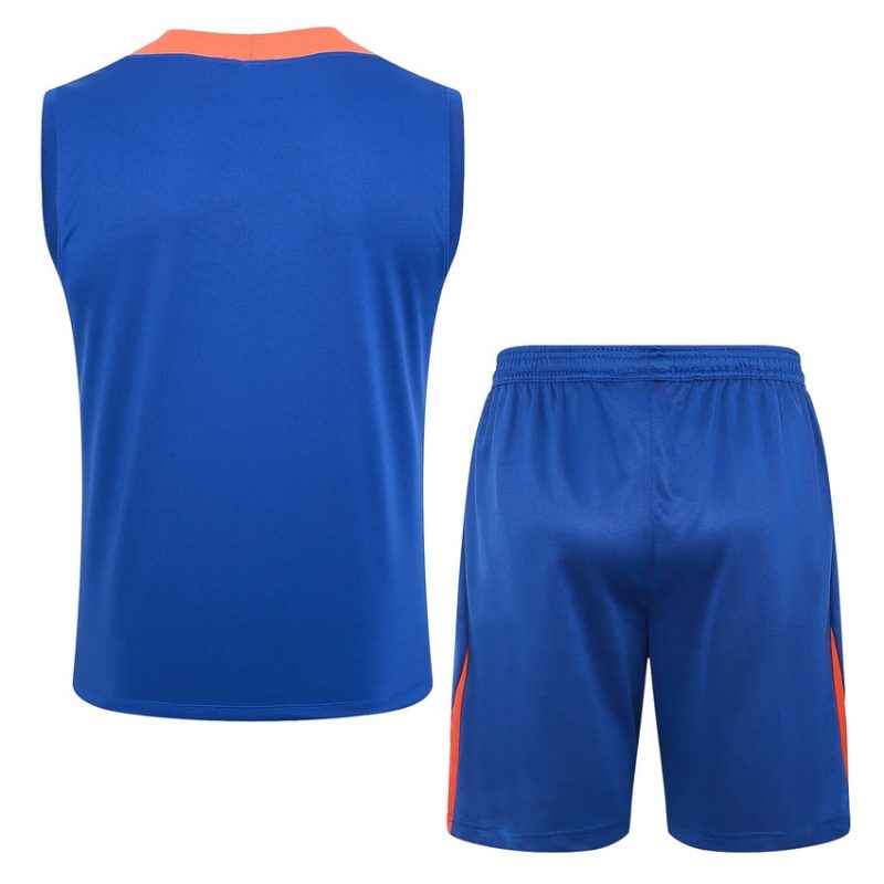 Debardeur Short Pays Bas 2024 2025 Bleu Claire