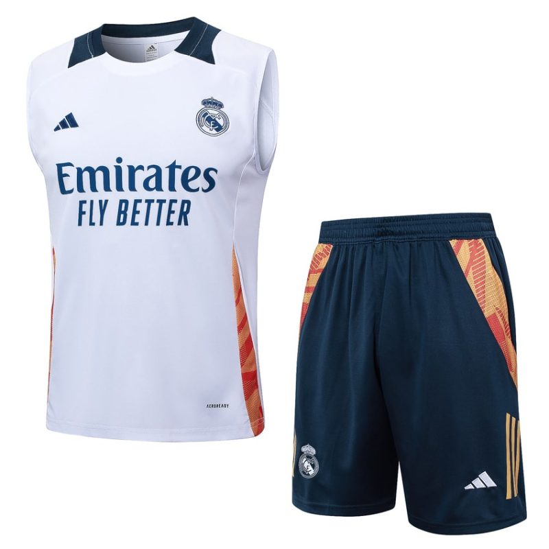 Debardeur Short Real Madrid 2024 2025 Blanc