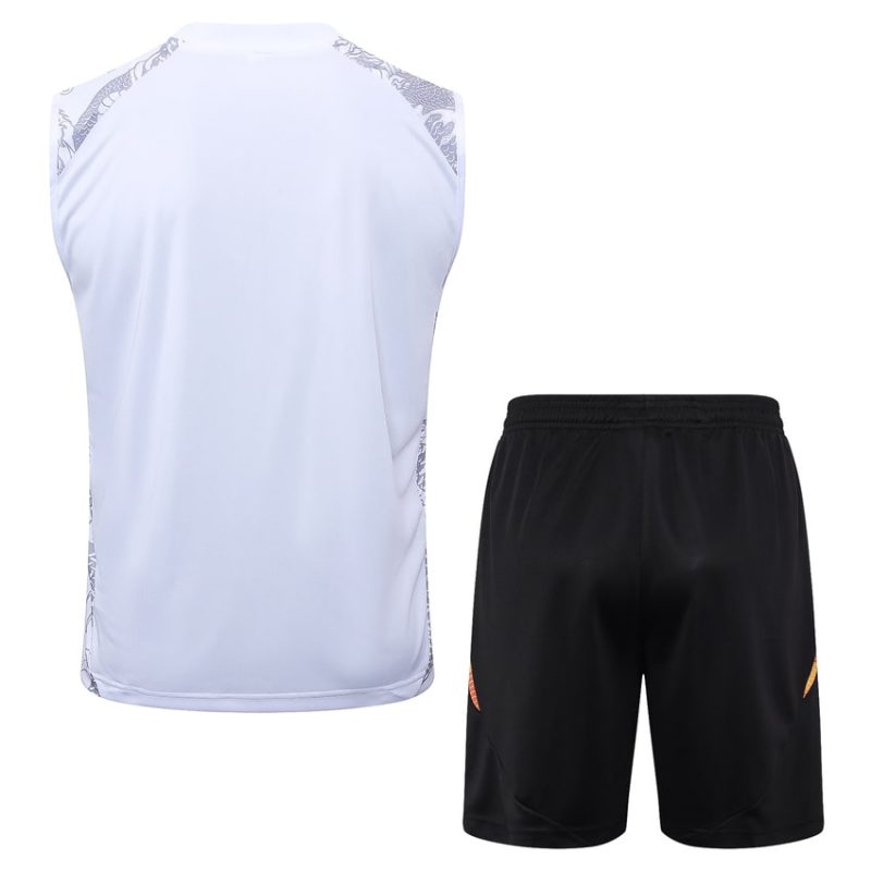 Debardeur Short Real Madrid 2024 2025 Blanc Dragon Gris