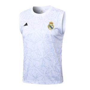 Debardeur Short Real Madrid 2024 2025 Blanc Motif