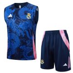 Debardeur Short Real Madrid 2024 2025 Bleu Dragon