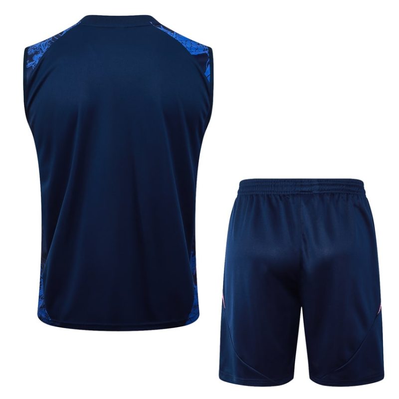 Debardeur Short Real Madrid 2024 2025 Bleu Dragon