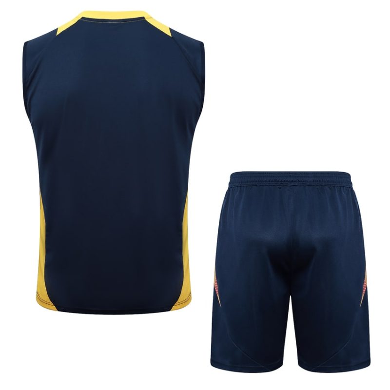 Debardeur Short Real Madrid 2024 2025 Bleu Jaune