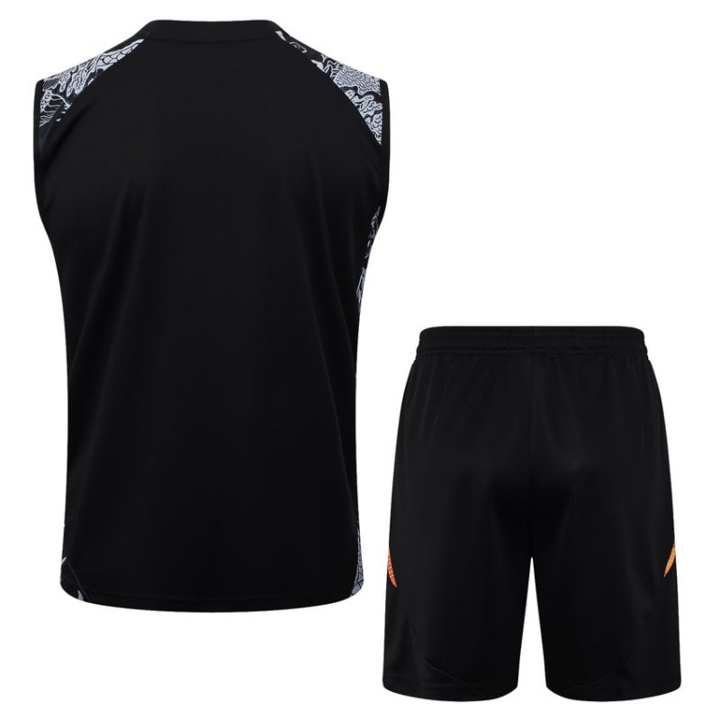 Debardeur Short Real Madrid 2024 2025 Noir Dragon