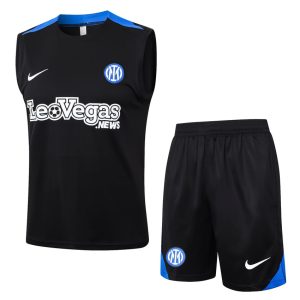 Debardeur Short Real Madrid 2024 2025 Noir Foncé