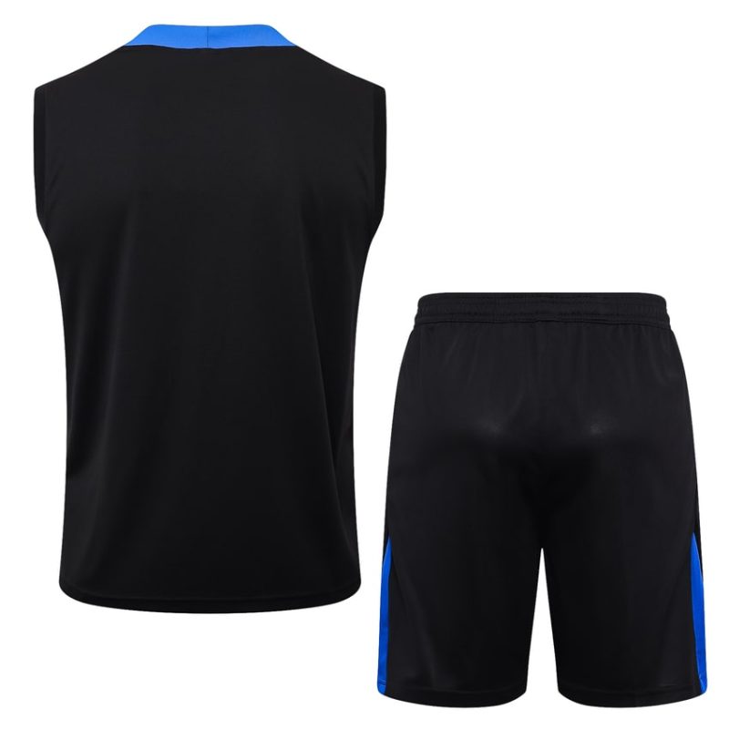 Debardeur Short Real Madrid 2024 2025 Noir Foncé