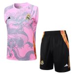 Debardeur Short Real Madrid 2024 2025 Rose Dragon