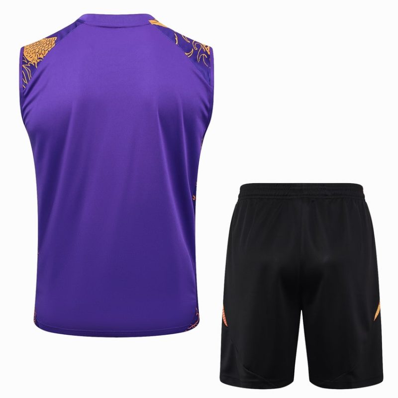 Debardeur Short Real Madrid 2024 2025 Violet Dragon