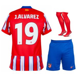 Maillot Kit Enfant Atletico Madrid Domicile 2024 2025 Alvarez