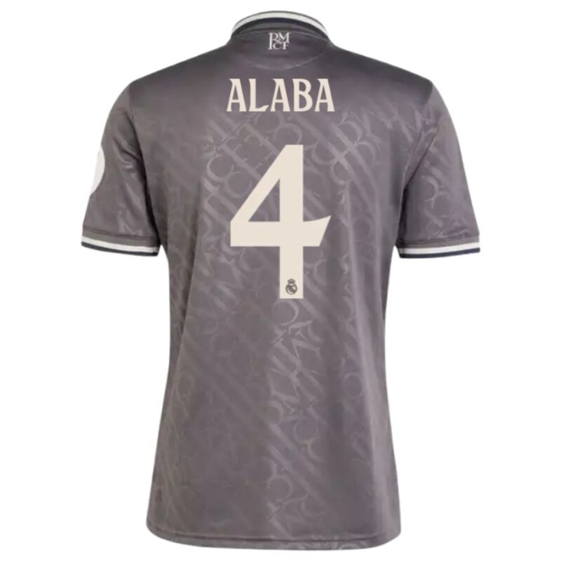 Maillot Real Madrid 2024 2025 Third Alaba – Image 2