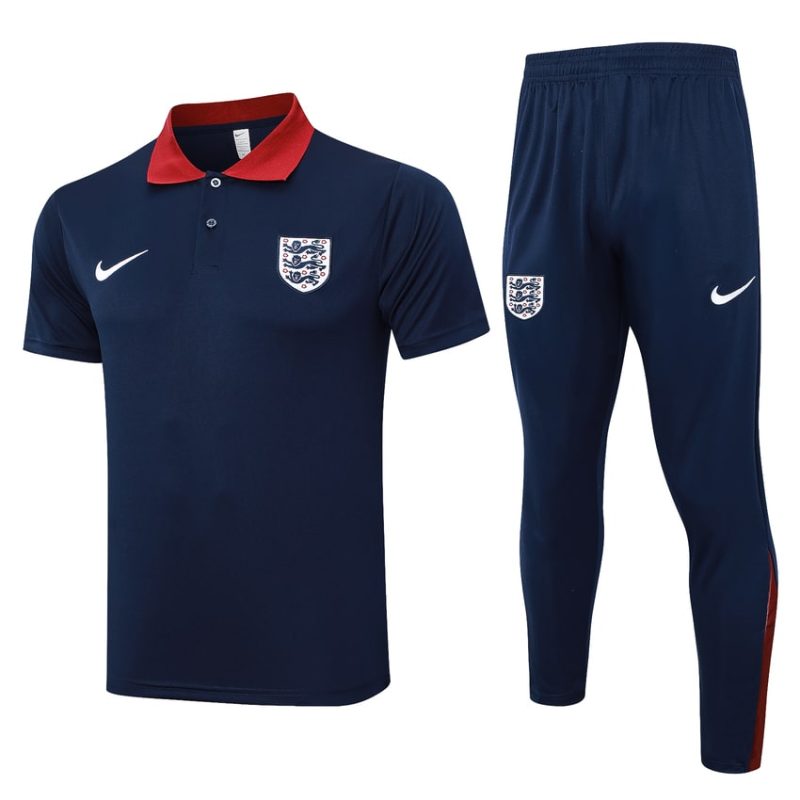 Survetement Angleterre Polo 2024 2025 Bleu Foncé