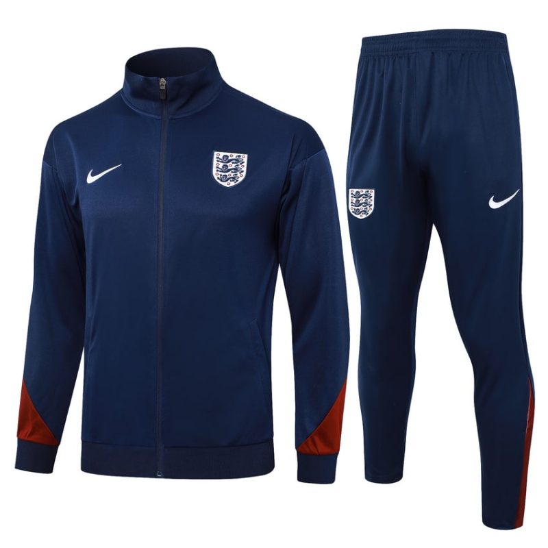 Survetement Angleterre Veste 2024 2025 Bleu