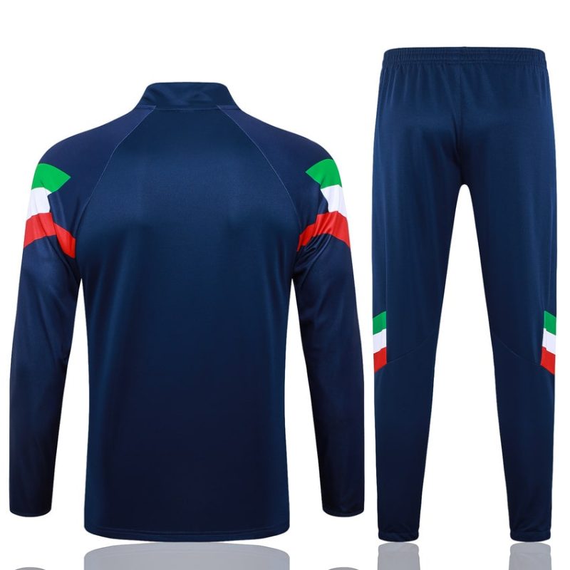 Survetement Italie Training 2024 2025 Bleu Foncé