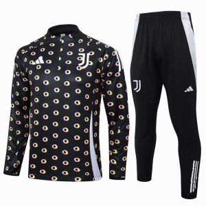 Survetement Juventus Training 2024 2025 Noir Motif