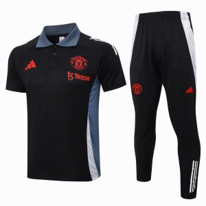 Survetement Manchester United Polo 2024 2025 Noir